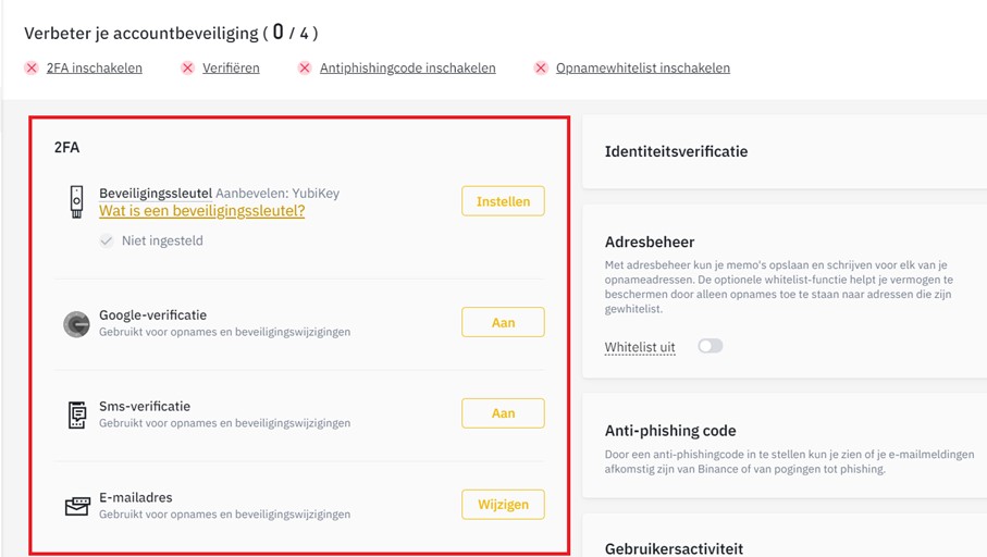 Hoe werkt Binance 2FA