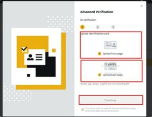 Hoe werkt Binance ID uploaden