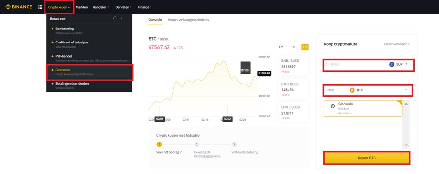 Binance crypto kopen