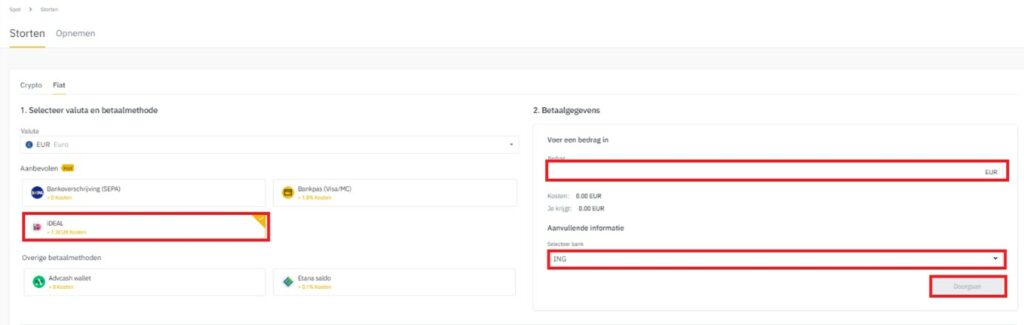 Hoe werkt Binance iDEAL
