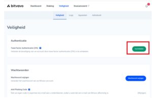 bitvavo 2FA